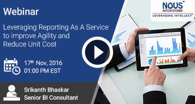 Leveraging Reporting As A Service to improve Agility and Reduce Unit Cost
